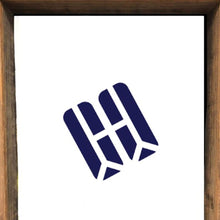 24X36 Rustic Weathered Grey Box Picture Frame With Hanger