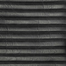 Black Leather Wrap Accent Chair With Metal Frame