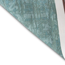 2.5' X 5' Azur Light Blue Dark Blue And Red Patchwork Design Area Rug