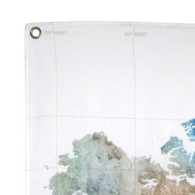 To Travel Is To Live Map Hanging Wall Tapestry