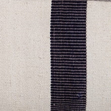 Puf Azteca Gris Marino Y Beige