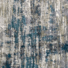 4'X6' Gray And Blue Gray Skies Area Rug