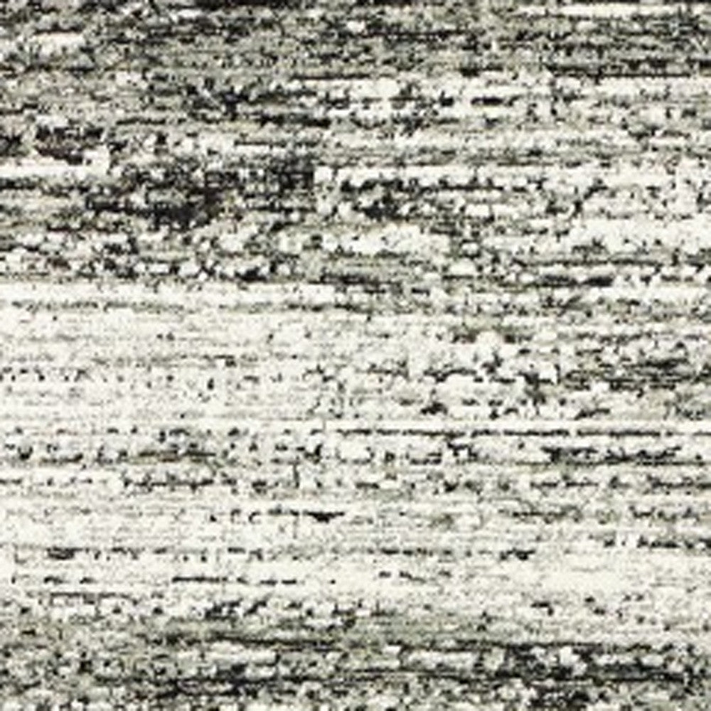 Ash And Slate Abstract Runner Rug - 2'x 8'