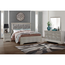 Solid Wood Full Tufted Silver Upholstered Linenno Bed