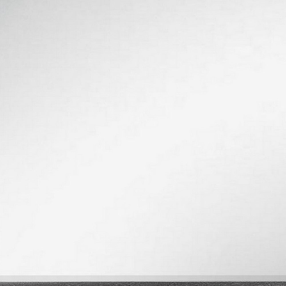 Grey Mirror With Rectangular Wood Trim