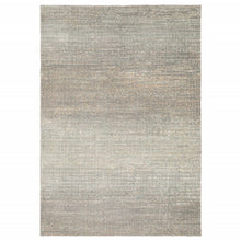 7' Gray Green Abstract Confetti Indoor Runner Rug