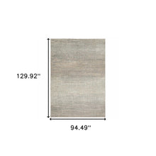 7' Gray Green Abstract Confetti Indoor Runner Rug