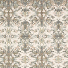 7' Ivory Gray Abstract Ikat Indoor Runner Rug