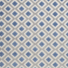 4' X 6' Blue And Gray Geometric Indoor Outdoor Area Rug