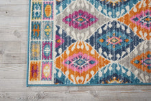 5’ X 7’ Multicolor Ogee Pattern Area Rug
