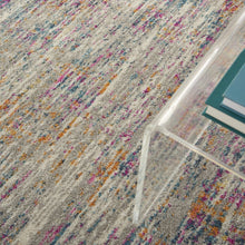 2’ X 3’ Ivory Abstract Striations Scatter Rug