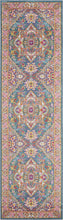 2’ X 3’ Teal And Pink Medallion Scatter Rug