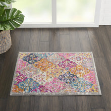 2’ X 3’ Muted Brights Floral Diamond Scatter Rug