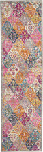 2’ X 3’ Muted Brights Floral Diamond Scatter Rug