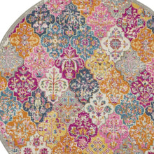 2’ X 3’ Muted Brights Floral Diamond Scatter Rug