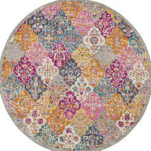 2’ X 3’ Muted Brights Floral Diamond Scatter Rug