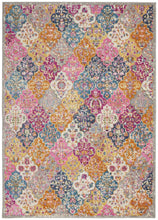 2’ X 3’ Muted Brights Floral Diamond Scatter Rug