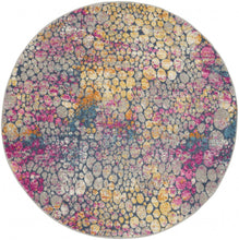 2’ X 6’ Yellow And Pink Coral Reef Runner Rug