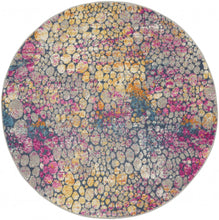 2’ X 6’ Yellow And Pink Coral Reef Runner Rug