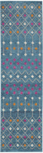 2’ X 3’ Blue Jewels Geometric Scatter Rug