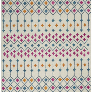 2’ X 3’ Ivory Jewels Geometric Scatter Rug