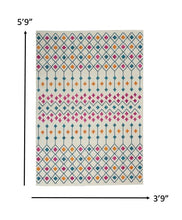 2’ X 3’ Ivory Jewels Geometric Scatter Rug