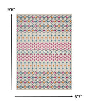 2’ X 3’ Ivory Jewels Geometric Scatter Rug