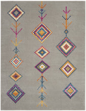 2’ X 3’ Gray And Multicolor Geometric Scatter Rug