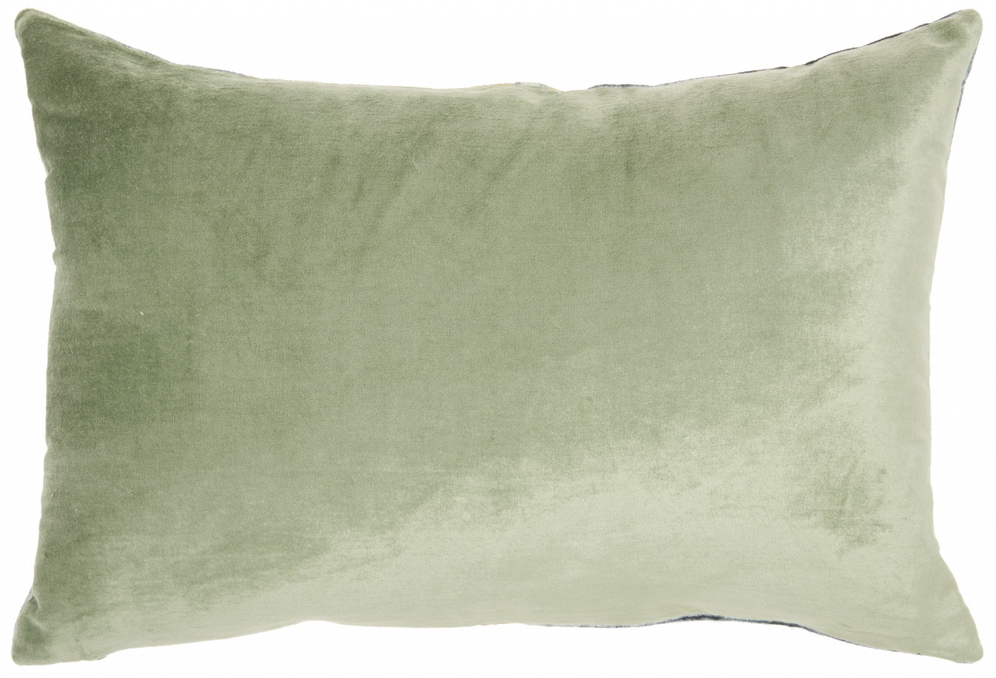 迷人的青色腰枕，帶金屬金色點綴