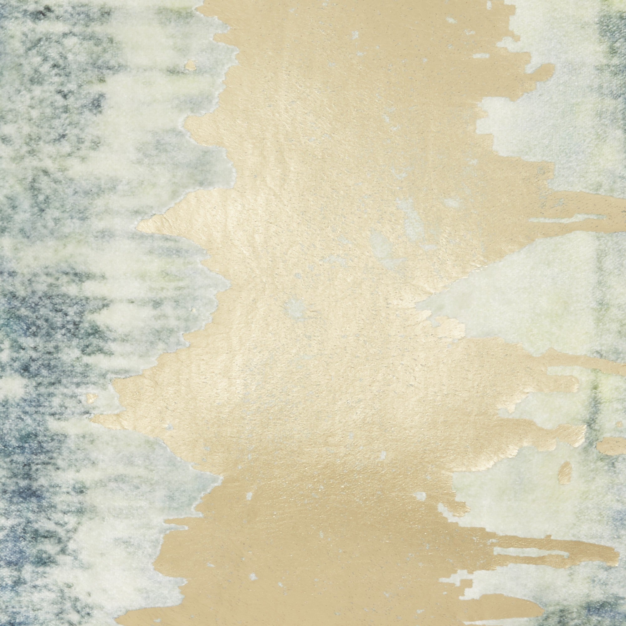 迷人的青色腰枕，帶金屬金色點綴