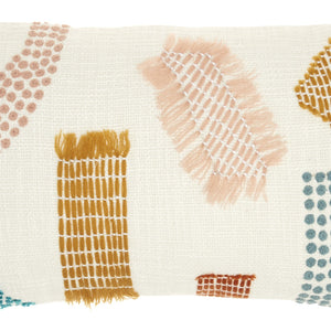 Multicolor Patterned Lumbar Pillow