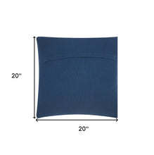 波西米亞風靛藍紋理人字形抱枕