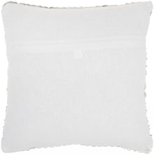 Petite Gray And White Striped Throw Pillow