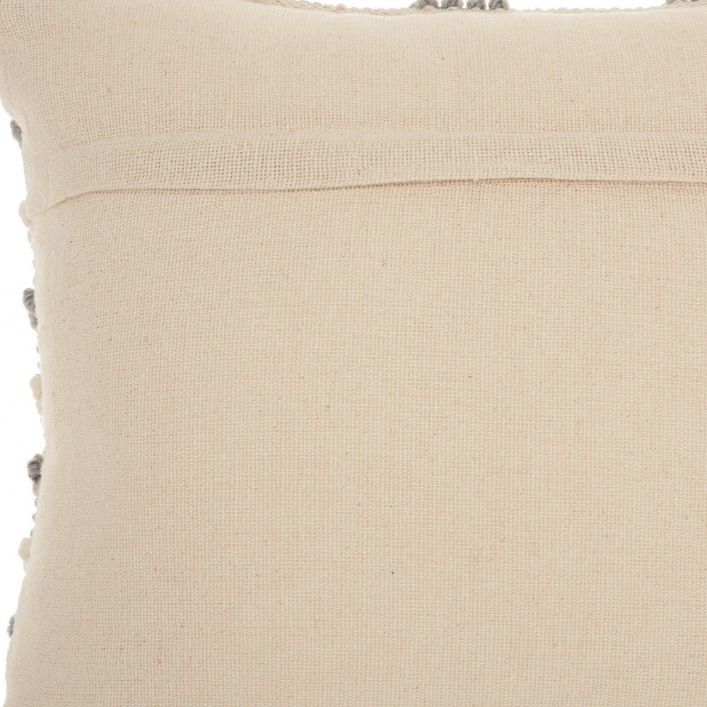 波西米亞奶油色細節抱枕