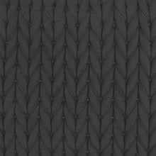 Charcoal Chunky Braid Throw Pillow