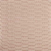 Blush Textured Broken Stripes Throw Pillow