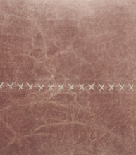 Wide Tasseled Marble Pink Lumbar Pillow