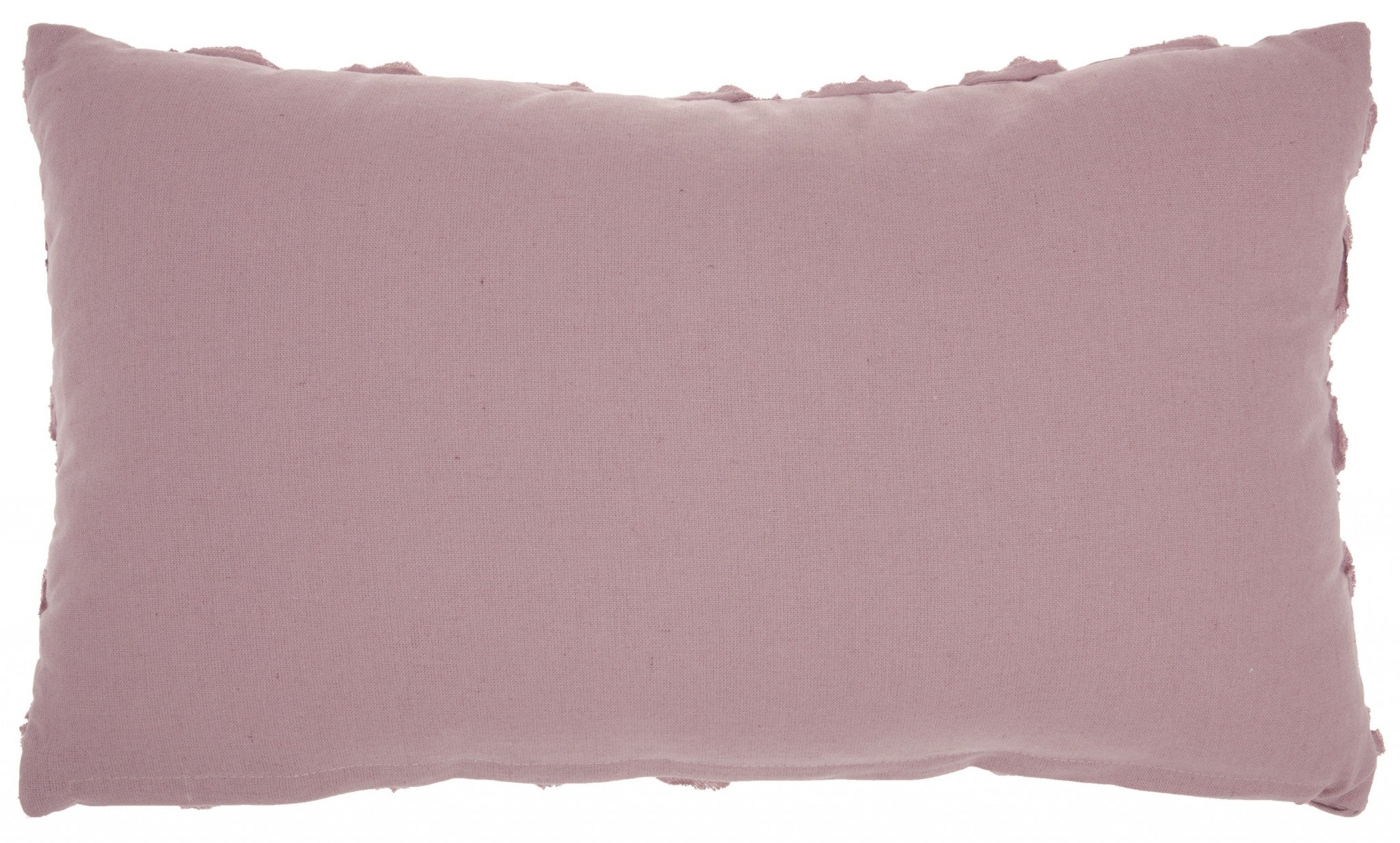 Tea Pink Embossed Rose Lumbar Pillow