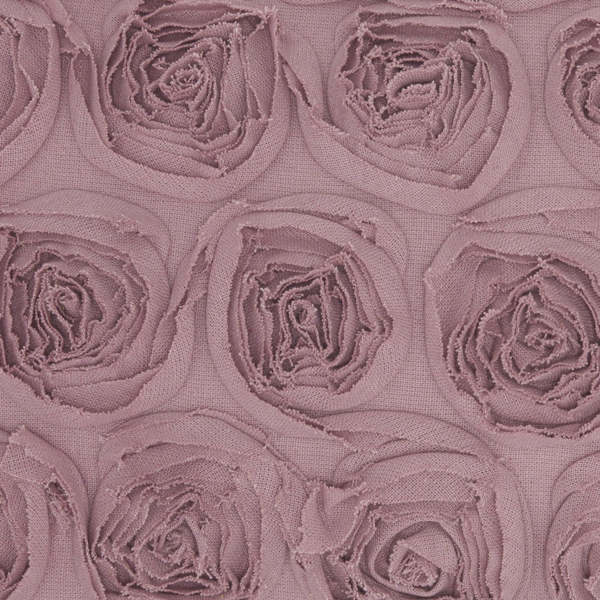 Tea Pink Embossed Rose Lumbar Pillow