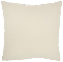 Boho Handcrafted Black Ivory Accent Throw Pillow