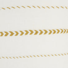 Bohemian White Cotton Accent Pillow With Mustard Tassel Details