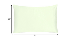 Ivory Dreamy Set Of 2 Silky Satin Standard Pillowcases