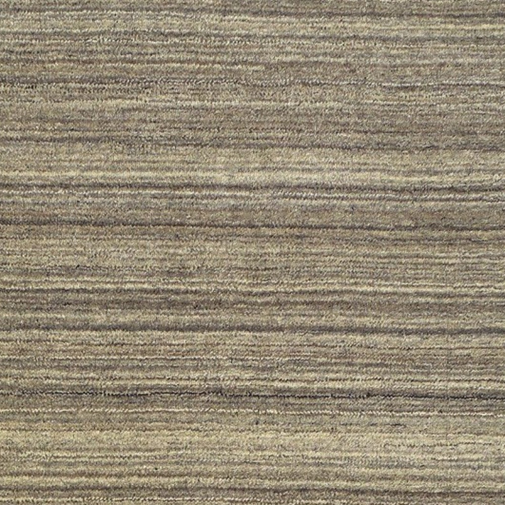 3’ X 8’ Two-Toned Brown And Beige Indoor Runner Rug