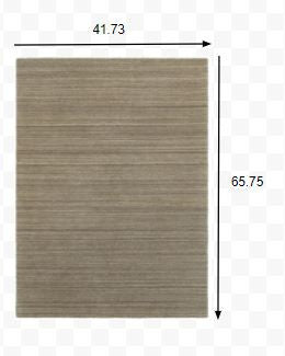 3’ X 8’ Two-Toned Brown And Beige Indoor Runner Rug