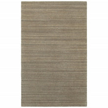3’ X 8’ Two-Toned Brown And Beige Indoor Runner Rug