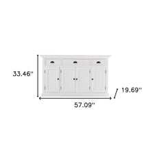 Large Modern Farmhouse White Cabinet