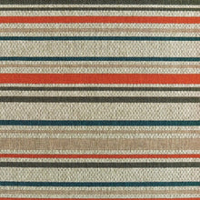 8' Grey Blue Geometric Indoor Outdoor Runner Rug