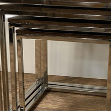 Juego de 4 mesas decorativas anidadas rústicas modernas