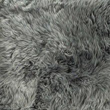 2' X 5' Gray Natural Rectangular Sheepskin Area Rug