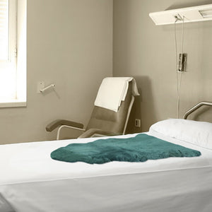 2" X 6" Natural Off White Medical Grade Double Sheepskin Throw Blanket